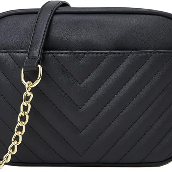 Phone Crossbody Bag with Chain Strap, Lightweight Vegan Leather Shoulder Purse f - Picture 1 of 6